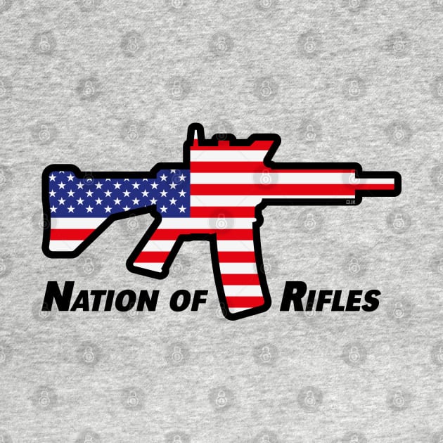 Nation Of Rifles (USA / United States Of America) by MrFaulbaum